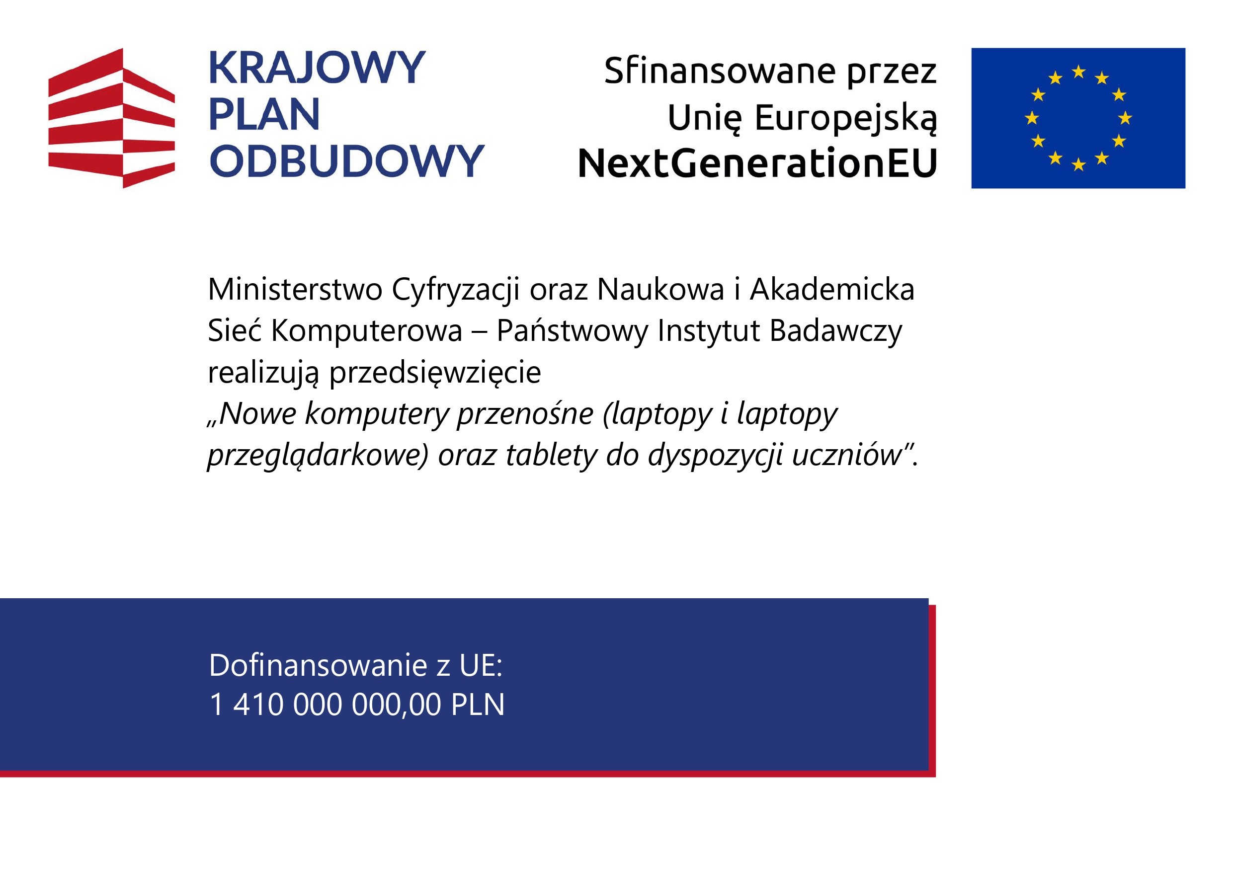 plakat informacyjny komputery 